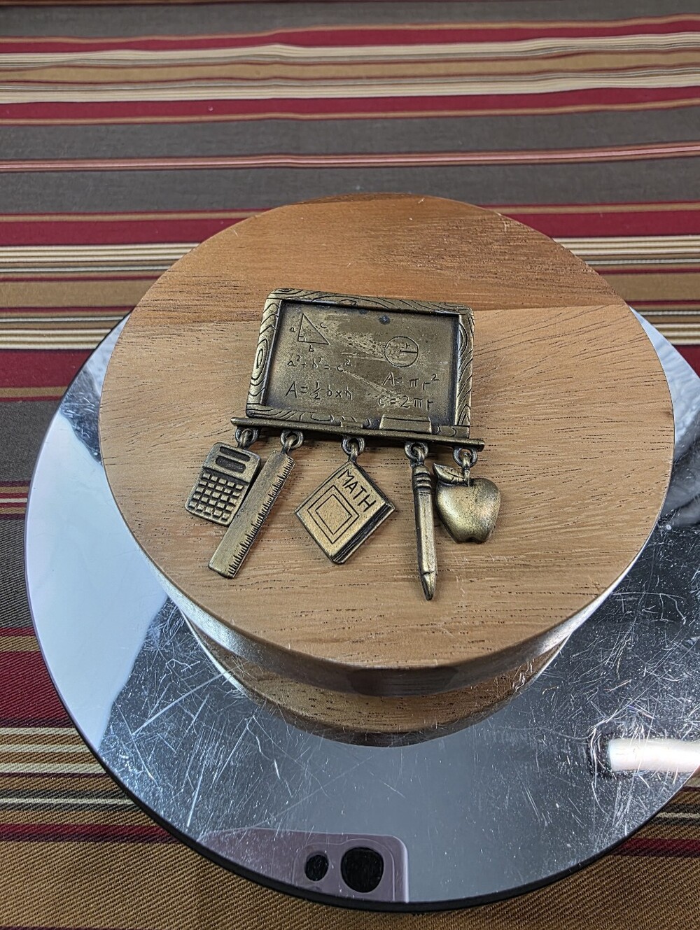 Jonette Jewlery JJ Math Teacher Brooch